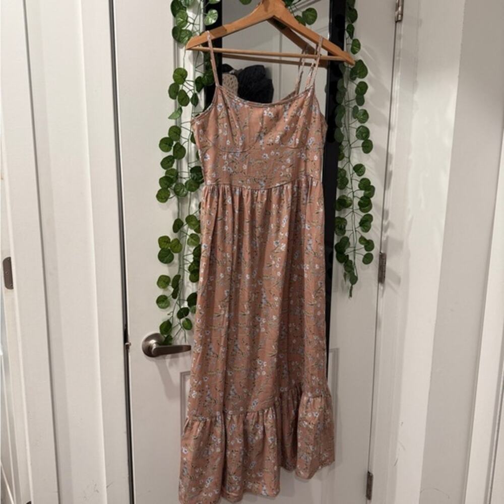 Floral Ruffle Cami Dress - Picture 4 of 5